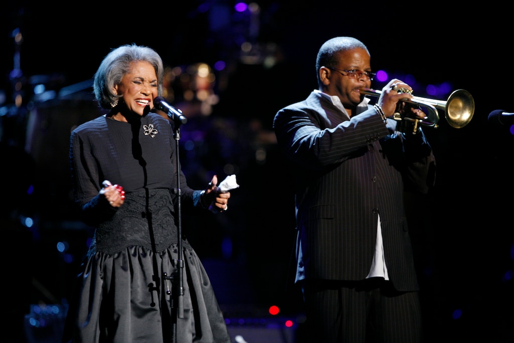 (Rene Macura | The Associated Press) In this Oct. 28, 2007 file photo, Nancy Wilson, left, and Terence Blanchard, right, perform during an all-star tribute concert for Herbie Hancock, in Los Angeles. Grammy-winning jazz and pop singer Wilson has died at age 81. Her manager Devra Hall Levy tells The Associated Press late Thursday night, Dec. 13, 2018, that Wilson died peacefully after a long illness at her home in Pioneertown, a California desert community near Joshua Tree National Park.