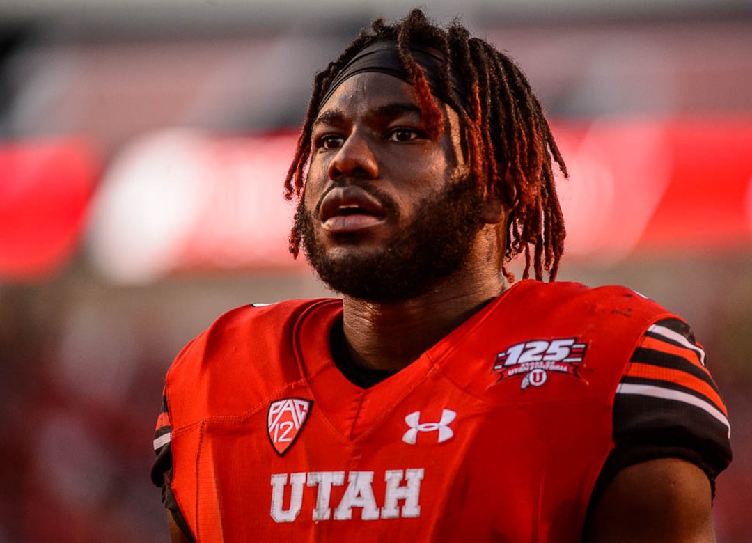 (Trent Nelson | The Salt Lake Tribune)  Utah Utes running back Zack Moss (2) as the University of Utah Utes host the Weber State Wildcats, Thursday Aug. 30, 2018 at Rice-Eccles Stadium in Salt Lake City.