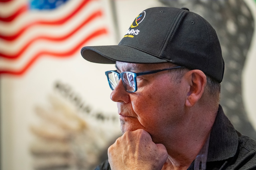 (Rick Egan | The Salt Lake Tribune) Fidel Arrieta, co-owner of Arempas restaurant, in their downtown Salt Lake City location on Tuesday, Sept. 29, 2026.
