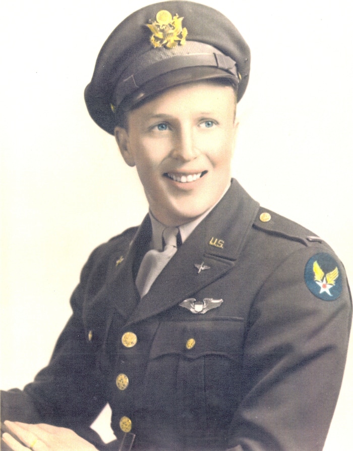 (Courtesy of the Imperial War Museum and the Lonnie Moseley family)  2nd Lt. Lonnie Moseley.