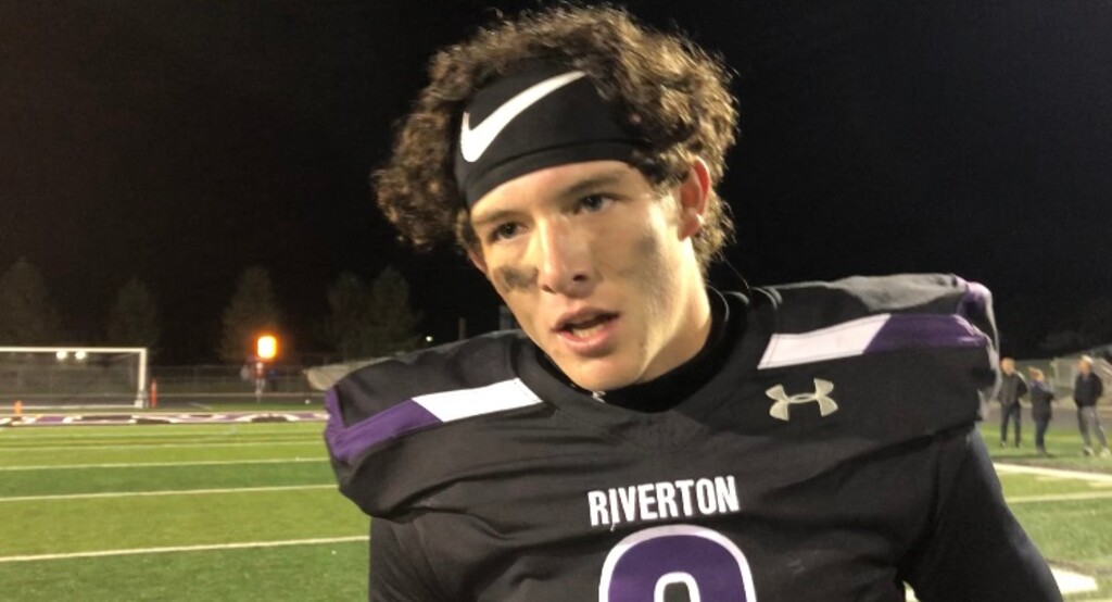 (Sammy Mora | The Tribune) Riverton senior quarterback Colby Barton was instrumental in the Silverwolves' victory over Bingham on Thursday.