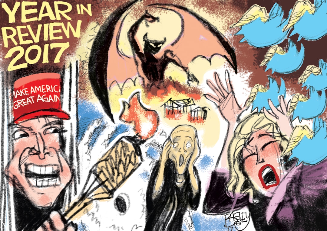 This Pat Bagley cartoon appears in The Salt Lake Tribune on Friday, Dec. 29, 2017.