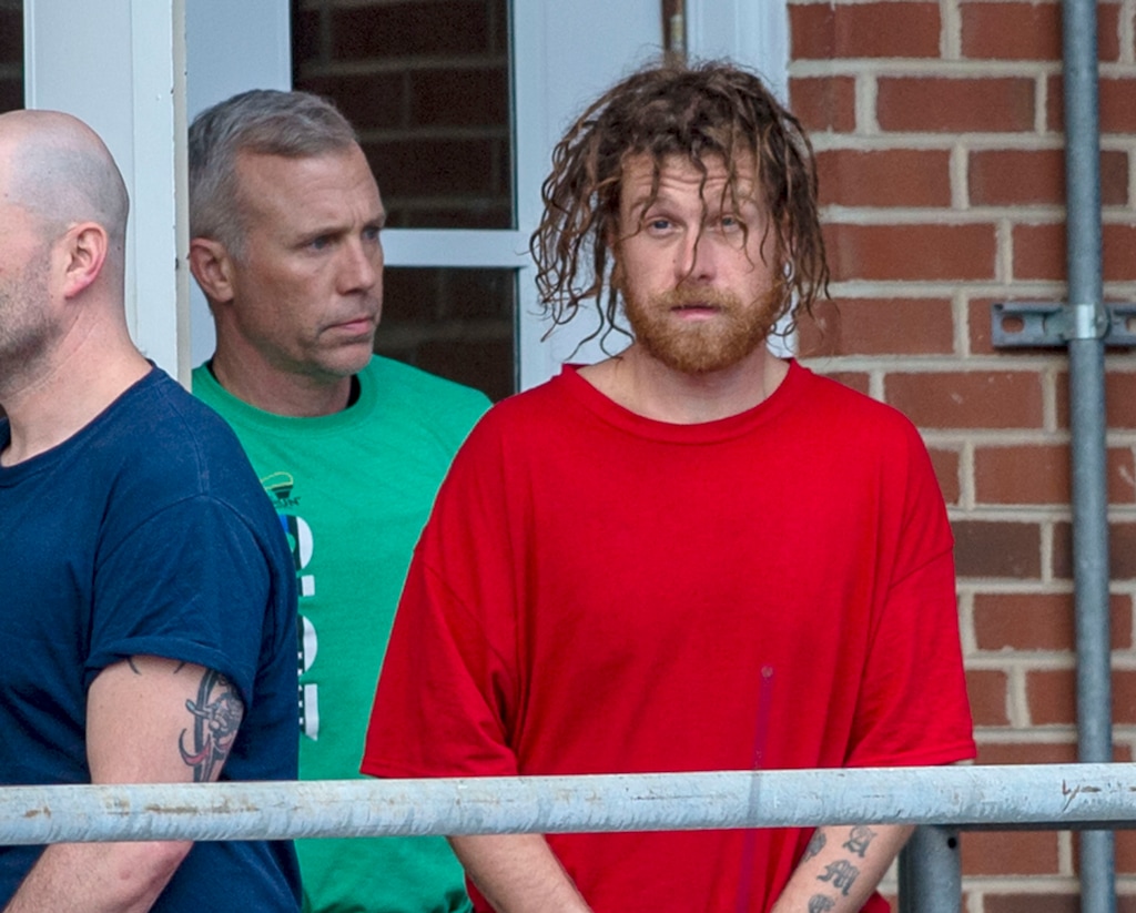 (David Crigger | Bristol Herald Courier | AP) This July 3, 2019 file photo, shows James Jordan after a competency hearing at the U.S. District Court in Abingdon, Va.  Jordan, charged with killing an Appalachian Trail hiker and attacking another with a hunting knife in Virginia, plans to use an insanity defense at his trial.