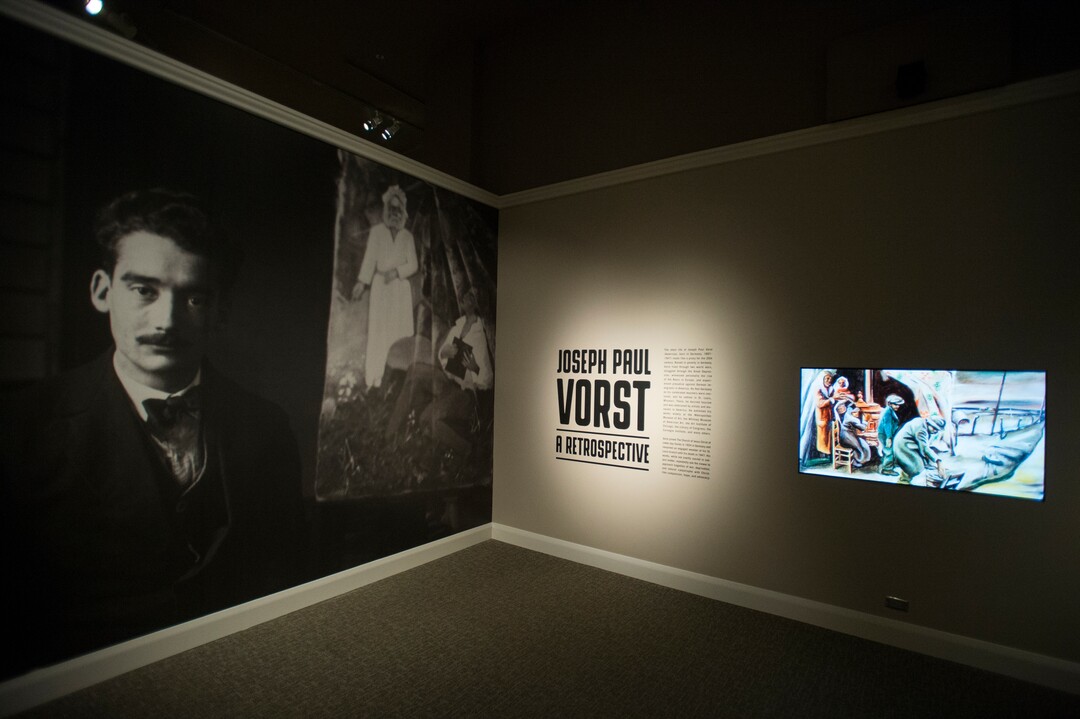 (Rick Egan  |  The Salt Lake Tribune)  The new exhibit titled: “Joseph Paul Vorst: A Retrospective,” will run from Nov. 9, 2017, through April 15, 2018, at the LDS Church History Museum. Thursday, Nov. 9, 2017.
