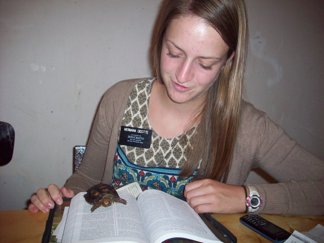 (Courtesy of Maddy Cicotte) Maddy Cicotte on her mission in Bolivia in 2015-2016.