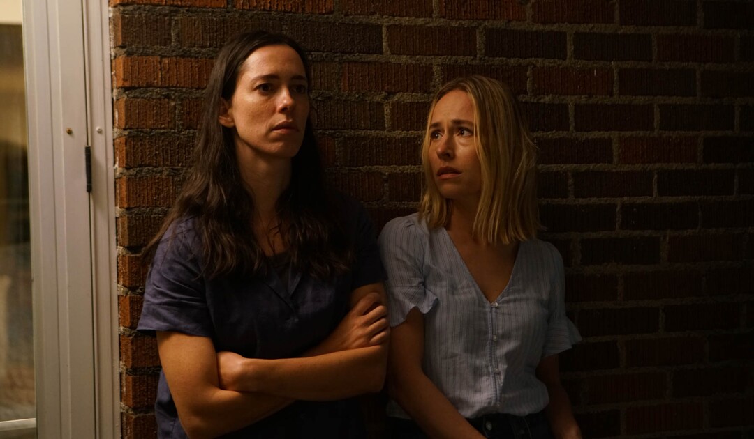 (Brett Rodele  |  courtesy of Sundance Institute) Rebecca Hall and Sarah Goldberg star in "The Night House," directed by David Bruckner, an official selection of the Midnight program at the 2020 Sundance Film Festival.