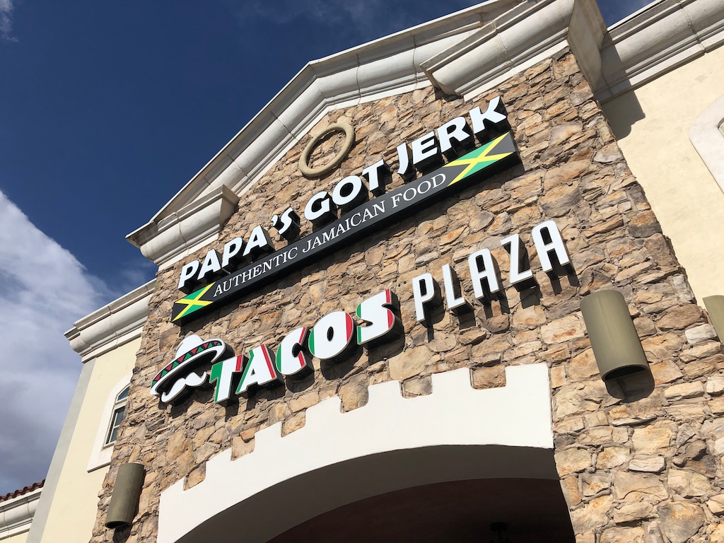 (Kolbie Peterson | The Salt Lake Tribune) The front of Papa's Got Jerk, photographed Wednesday, May 28, 2025.