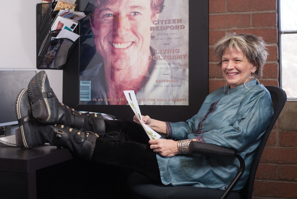 (Photo courtesy of Salt Lake Magazine) Mary Malouf, the executive editor of the Salt Lake Magazine, died Monday, Dec. 7, 2020, after she was hit by a rogue wave while walking along the California coast.