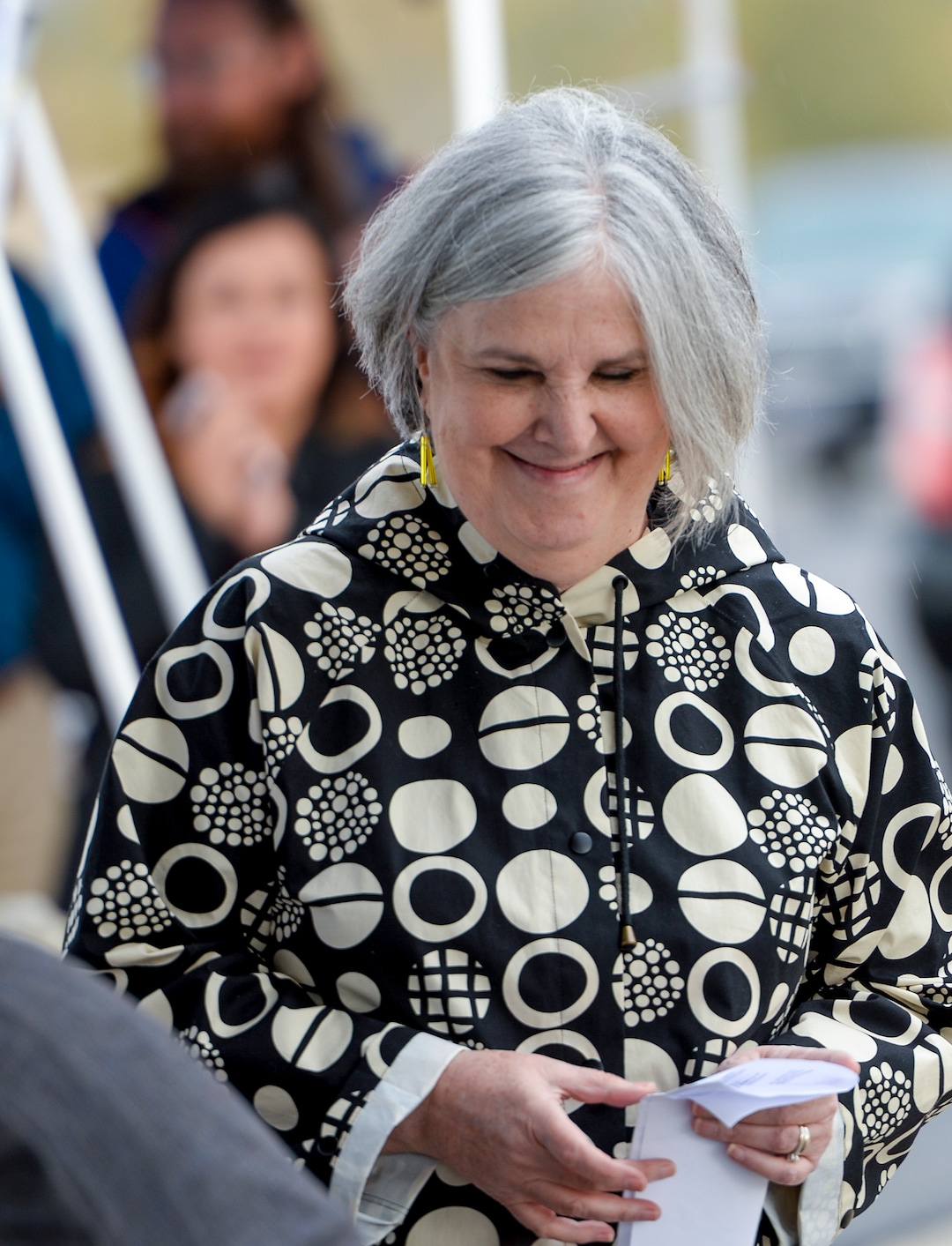 Leah Hogsten  |  The Salt Lake Tribune  Melissa Friedland, national program manager for superfund redevelopment with the Environmental Protection Agency said she gave Midvale city leaders and redevelopment proponents credit for being "bold innovators" in transforming the site, Monday, Oct. 22, 2018. Jordan Bluffs is moving forward with the View 72, Phase II development at Jordan Bluffs. The 265-acre parcel will be comprised of mixed-use development on the former Sharon Steel superfund industrial site.