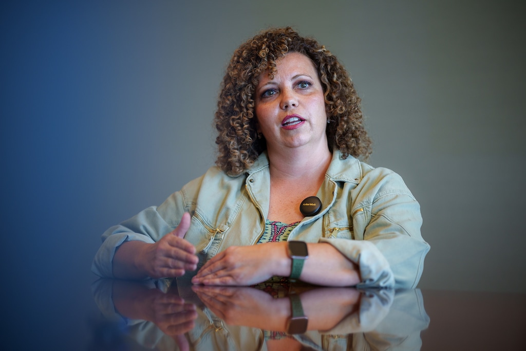 (Trent Nelson  |  The Salt Lake Tribune) Celeste Maloy in Salt Lake City on Saturday, Oct. 7, 2023.