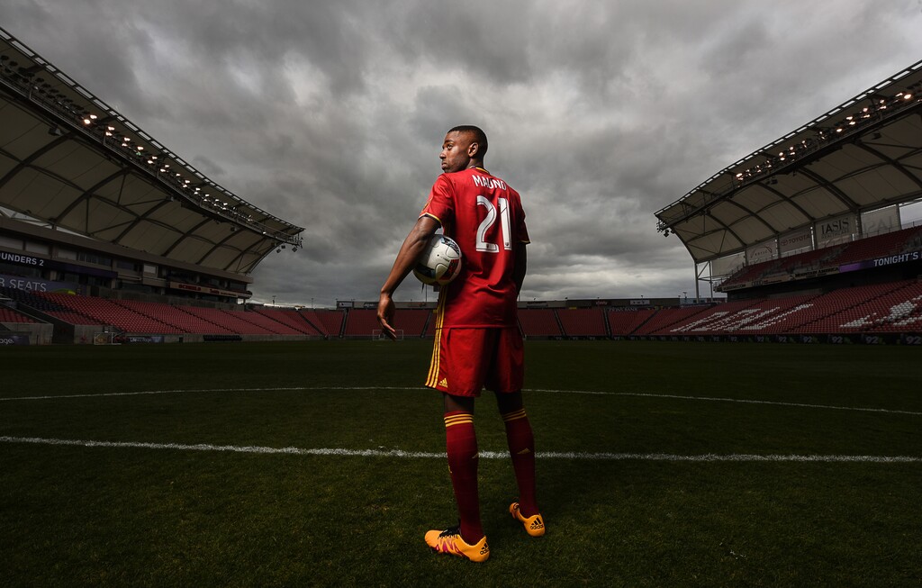 Francisco Kjolseth | The Salt Lake Tribune 
Real Salt Lake traded Aaron Maund to Vancouver on Wednesday.