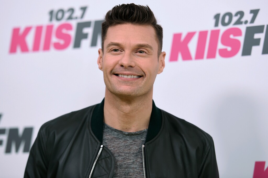 In a Saturday, May 13, 2017 file photo, Ryan Seacrest arrives at Wango Tango at StubHub Center, in Carson, Calif. Seacrest will be back hosting “American Idol” when it returns for a first season on ABC. (Photo by Richard Shotwell/Invision/AP, File)