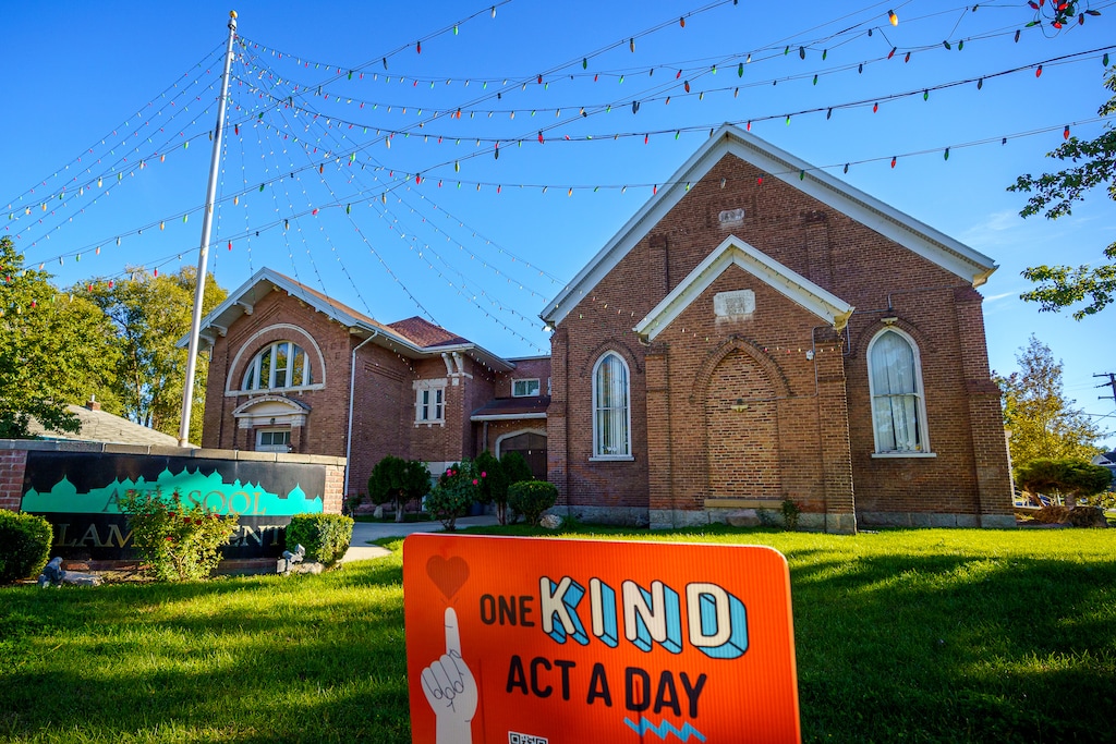 (Trent Nelson  |  The Salt Lake Tribune) The Alrasool Islamic Center in Taylorsville on Wednesday, Oct. 18, 2023.