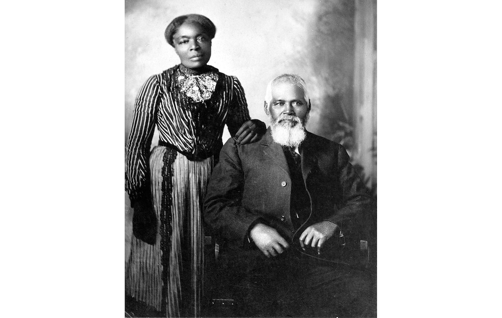 (Utah State Historical Society) Amanda Leggroan Chambers and her husband, Samuel D. Chambers, came to Utah in 1870.