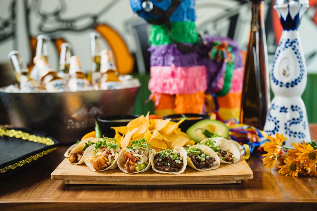 (Courtesy of Flanker Kitchen) Street tacos, one of the new menu items at Flanker Kitchen + Sporting Club, in The Gateway in downtown Salt Lake City.