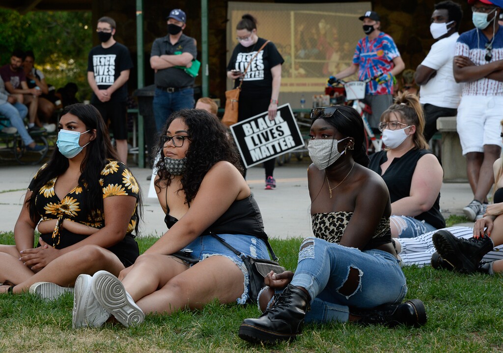 (Francisco Kjolseth | The Salt Lake Tribune) People celebrate the Freedom Festival at Sugar House Park on Saturday, July 4, 2020. The festival is a celebration of Black excellence and a challenge to the national holiday.
