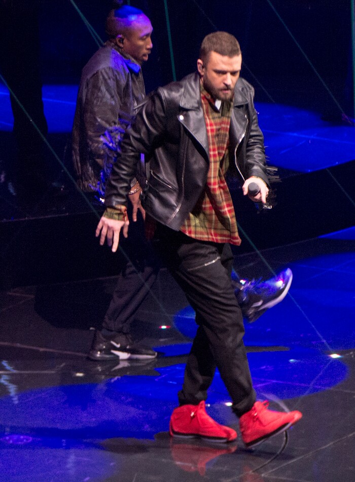 (Rick Egan  |  The Salt Lake Tribune)   Justin Timberlake performs at Vivint Smarthome Arena in Salt Lake City, Thursday, April 12, 2018.