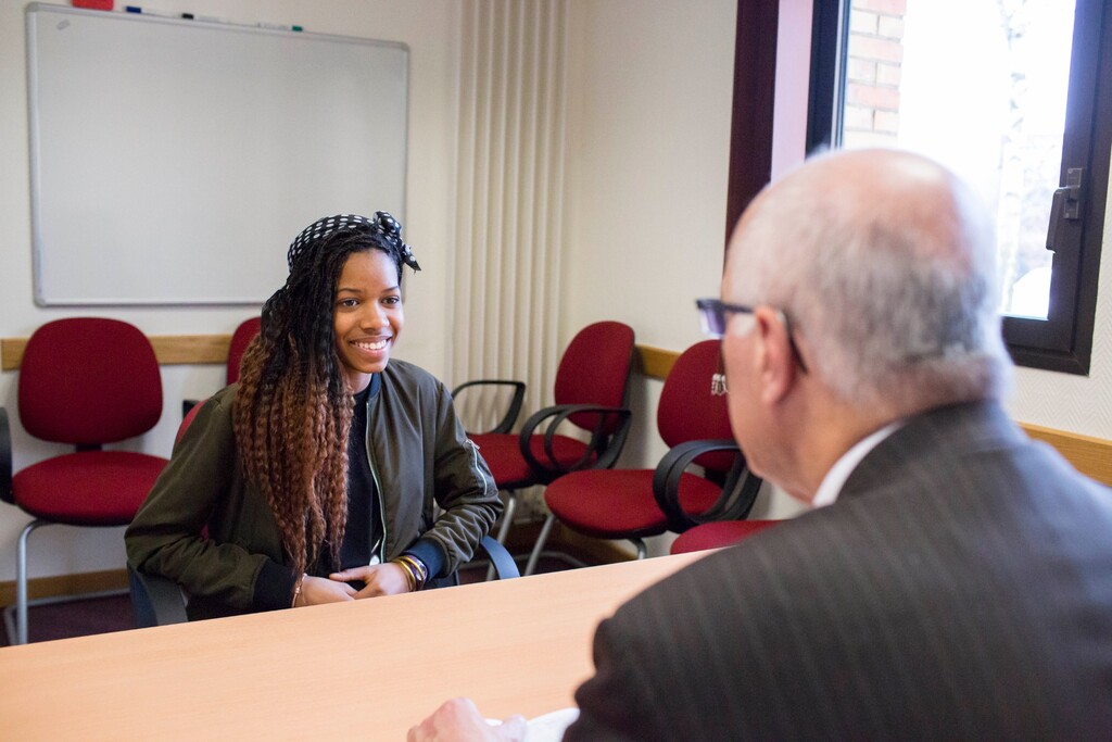 (Photo courtesy of The Church of Jesus Christ of Latter-day Saints)
Local lay leaders such as bishops regularly interview youths and other members of their Latter-day Saint congregations.