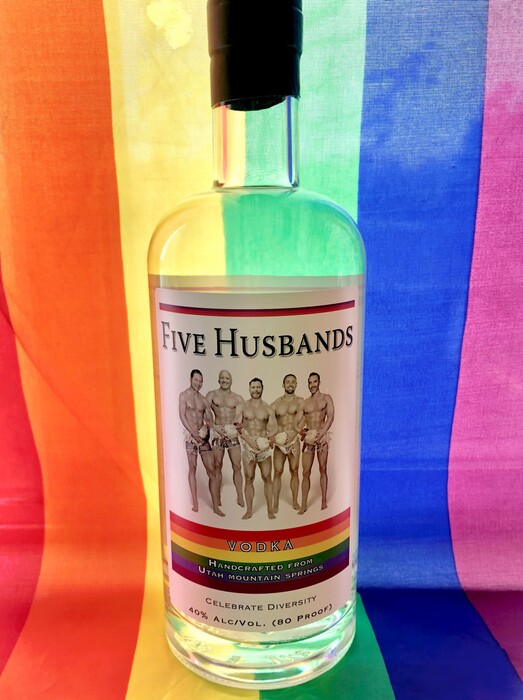 (Photo courtesy of Ogden's Own Distillery) Five Husbands Vodka is the official spirit of the Utah Pride Festival.