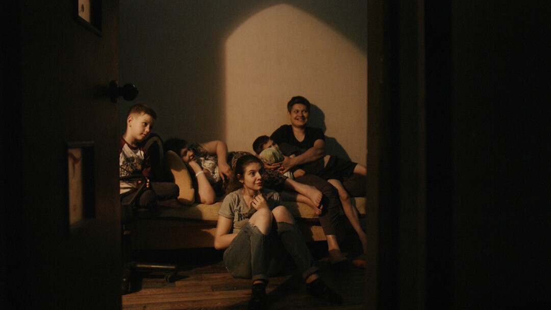 (Photo courtesy of Sundance Institute) A family in Ukraine makes a movie, a process chronicied in "The Earth Is Blue as an Orange," directed by Iryna Tsilyk, an official selection of the World Cinema Documentary Competition at the 2020 Sundance Film Festival.