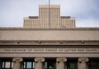 (Trent Nelson  |  The Salt Lake Tribune) The Church Office Building towers over the Church Administration Building in Salt Lake City. A high-stakes court hearing is planned for this week over the faith's tithing and financial practices.