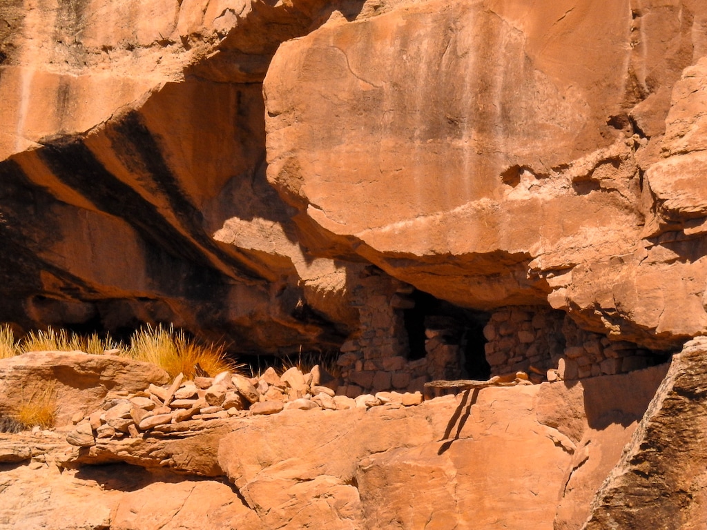 (Trent Nelson | Tribune file photo) A cliff dwelling in Recapture Canyon, Thursday September 8, 2016. The Bureau of Land Management proposes selling oil and gas leases here and other archaeologically rich parts of San Juan County, including Mustang Mesa, Alkali Ridge and Montezuma Creek at its March 2018 auction. These public lands contain the remnants of Ancestral Puebloan culture, which flourished here 800 years aog. The BLM had closed Recapture Canyon, east of Blanding, to motorized use in 2007 after discovering an illegally constructed trail had damaged some of its archaeological sites.