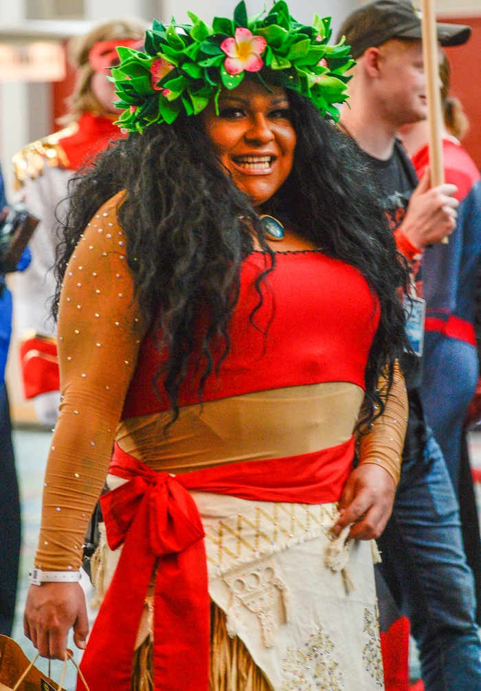 Leah Hogsten  |  The Salt Lake Tribune  Cosplayers roam the aisles atÊFanX Salt Lake Comic Convention, Saturday, April 20, 2019. 