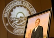 (The Church of Jesus Christ of Latter-day Saints) A portrait of Joseph Smith Jr. is unveiled at the Morehouse College Martin Luther King Jr. International Chapel in Atlanta on Feb. 1, 2026.
