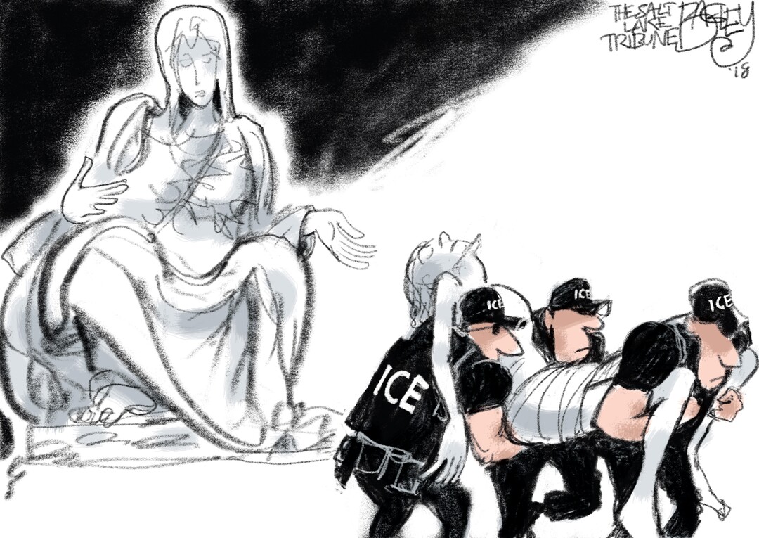 This Pat Bagley cartoon appears in The Salt Lake Tribune on Tuesday, June 19, 2018.