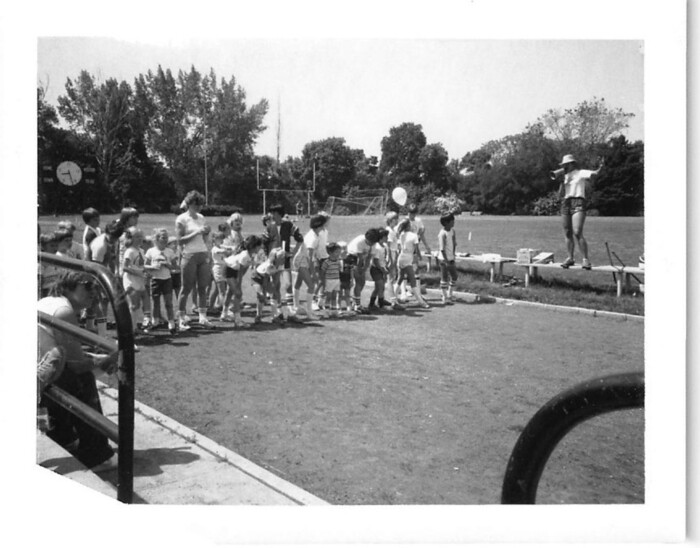 (Courtesy of Rowland Hall) Color Day, 1981.