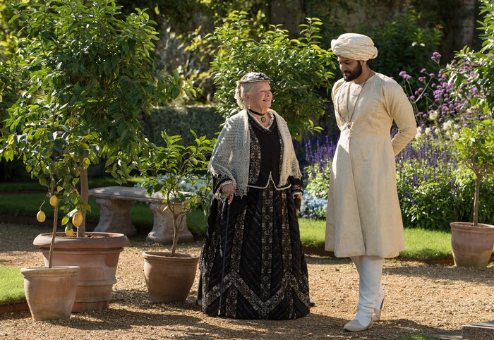 (Peter Mountain  |  courtesy Focus Features) Queen Victoria (Judi Dench, left) talks with Abdul Karim (Ali Fazal), an Indian Muslim who became her confidant in her final years, in director Stephen Frears’ "Victoria and Adbul."