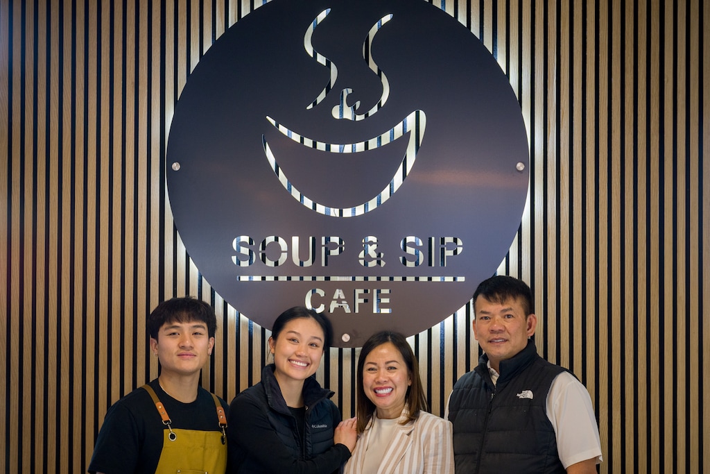 (Trent Nelson  |  The Salt Lake Tribune) Thi Nguyen, Trisha Ngo, Jenny Ngo and Jeff Do at Soup & Sip in West Valley City on Friday, Jan. 16, 2026.