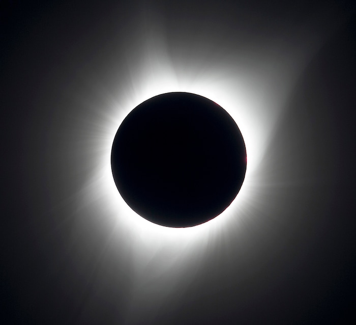  (Rick Egan  |  The Salt Lake Tribune) Total solar eclipse, at Melaleuca Baseball Park, in Idaho Falls, Monday, August 21, 2017.


