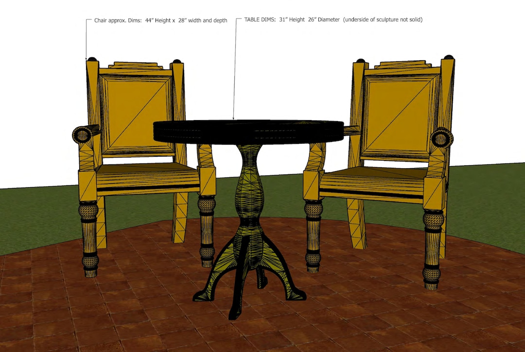 (Photo courtesy of Better Days 2020) The sculpture will include chairs modeled after the ones people sat in when signing the Utah Constitution.