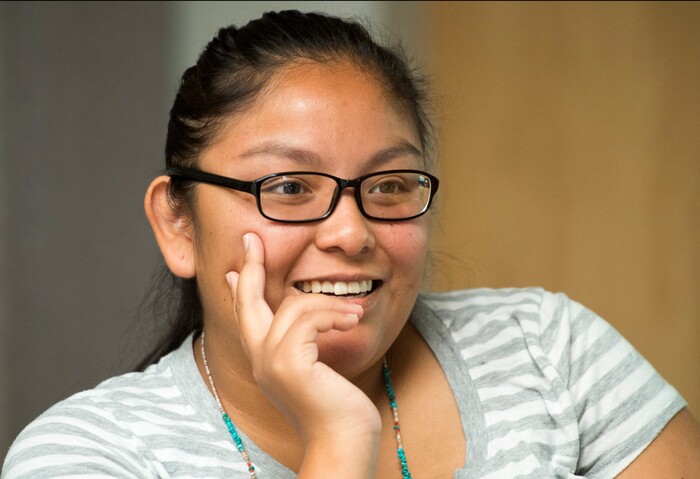 (Rick Egan  |  Tribune File Photo)  Laurel Yellowhorse talks about growing up in the Paiute Indian Tribe of Utah in Cedar City, Wednesday, May 6, 2015.