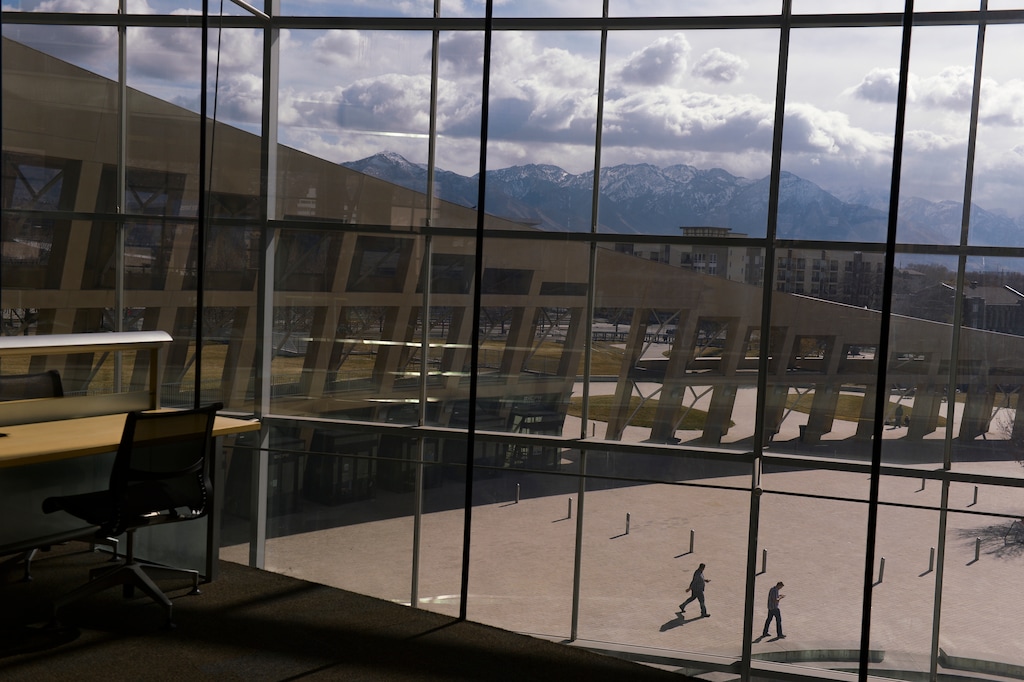 (Leah Hogsten | The Salt Lake Tribune) The Salt Lake City Public Library as seen on Tuesday, Feb. 14, 2018.