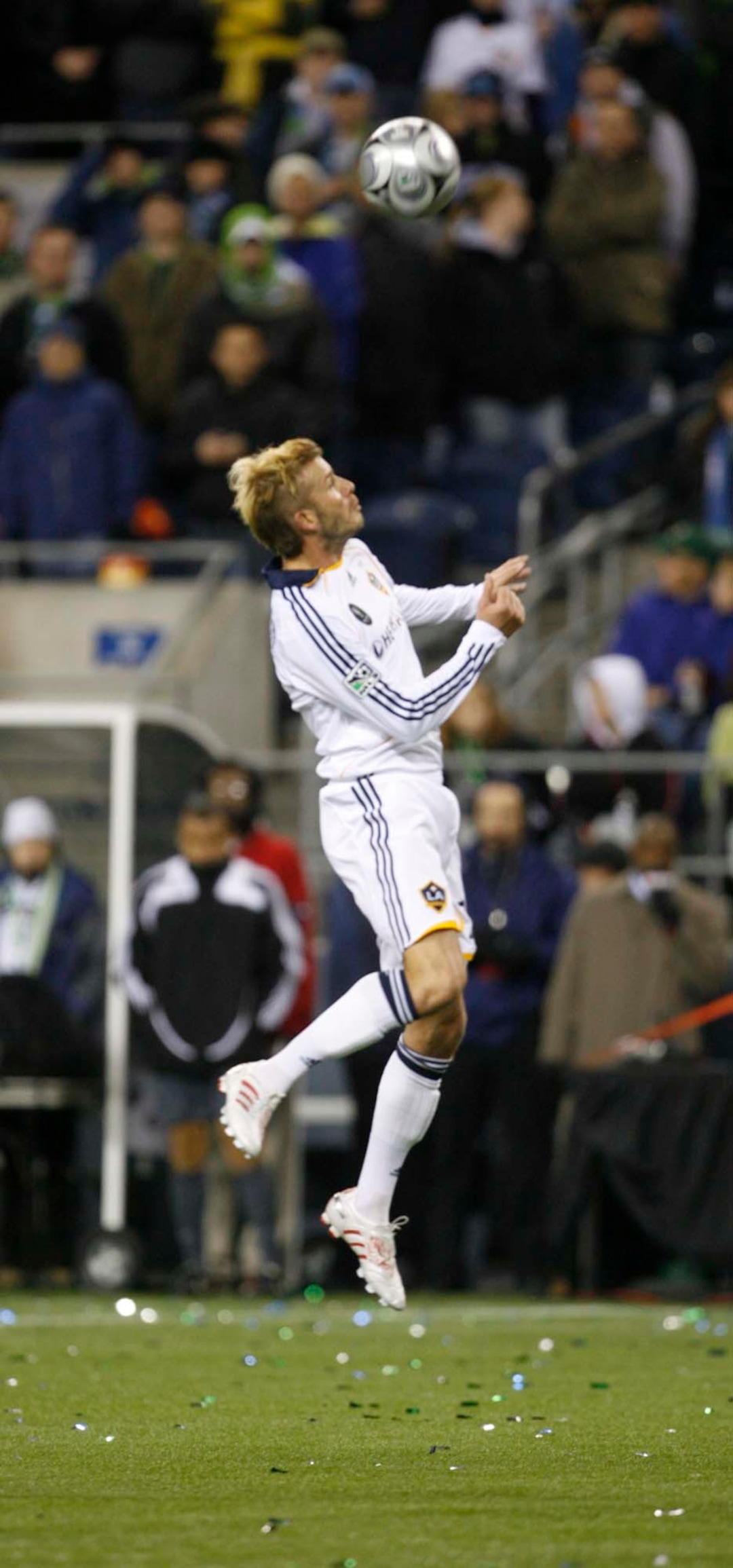 Trent Nelson  |  The Salt Lake TribuneLA's David Beckham. Real Salt Lake vs. LA Galaxy, MLS Cup Sunday, November 22 2009 at Qwest Field in Seattle.