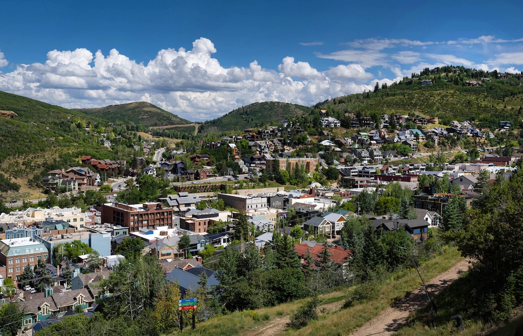 (Francisco Kjolseth | The Salt Lake Tribune) Historic Park City’s Main Street is pictured on Monday, Aug. 19, 2024. From Utah’s largest silver mining district starting in the 1880s to iconic ski town, what will change before the state hosts another Olympics in 2034?