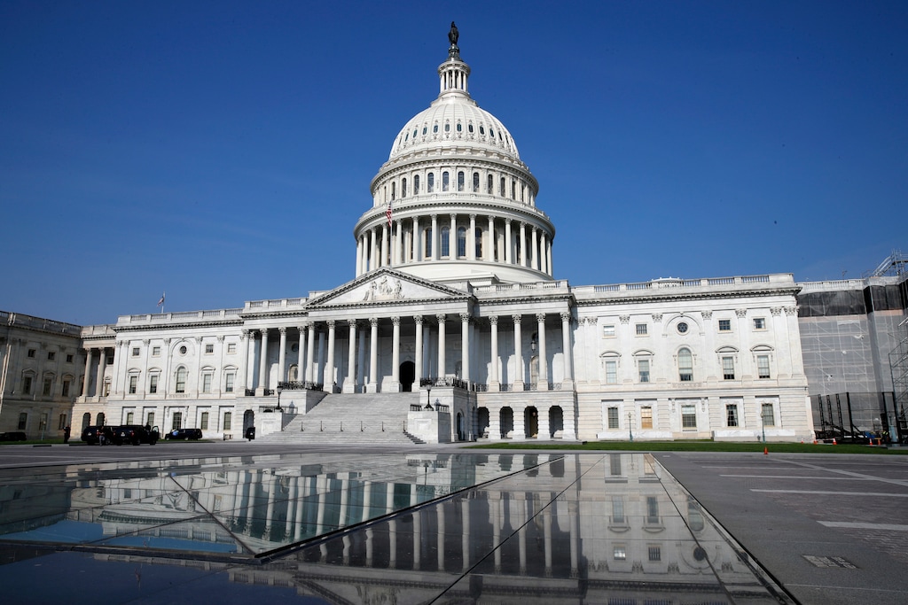 (Jacquelyn Martin | The Associated Press) The U.S. Capitol is seen, Thursday, July 20, 2017, in Washington. Sen. John McCain, the 2008 Republican presidential nominee, Vietnam prisoner of war and political maverick in Congress for more than three decades, has been diagnosed with an aggressive type of brain tumor.