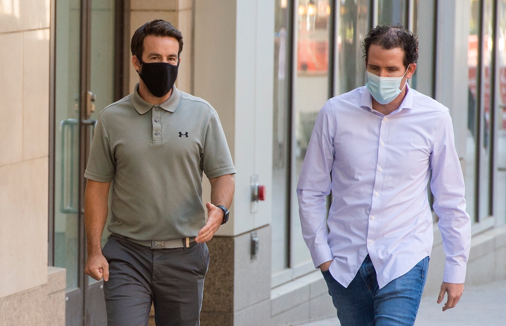(Rick Egan  |  The Salt Lake Tribune)    Pedestrians wear masks as they walk up Main Street in Salt Lake City, Tuesday, Sept. 29, 2020.
