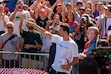 (Trent Nelson | The Salt Lake Tribune) Charlie Kirk appear at Utah Valley University in Orem on Wednesday, Sept. 10, 2025. He was soon after fatally shot.