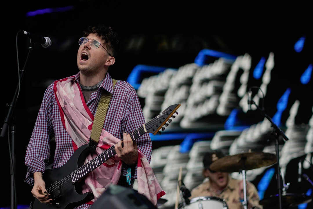 (Francisco Kjolseth  | The Salt Lake Tribune) The band Teen Suicide helps kick off the first day of the Kilby Court Block Party in Salt Lake City on Thursday, May 15, 2025.
