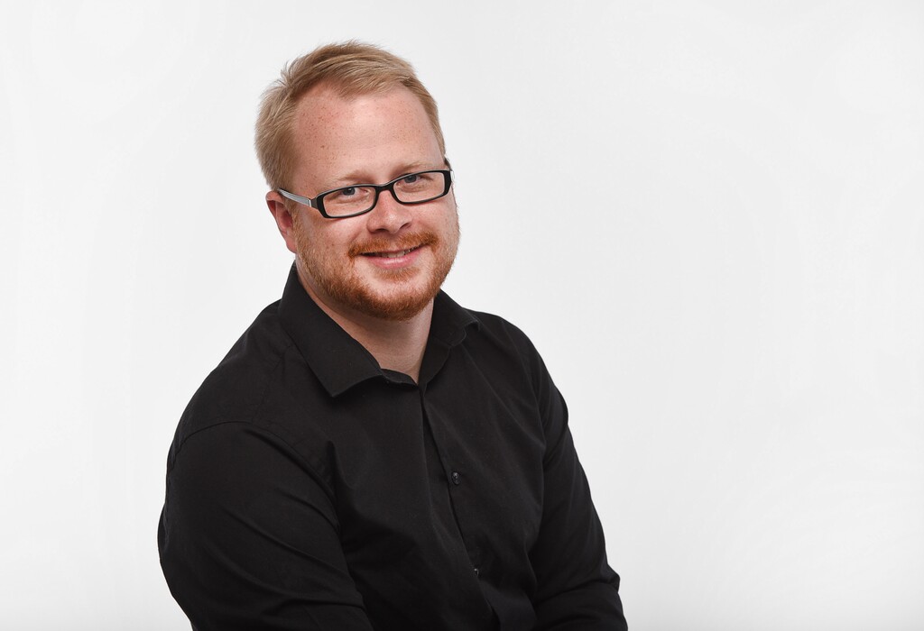 (Francisco Kjolseth  |  The Salt Lake Tribune)  Utah Jazz beat writer Andy Larsen. 