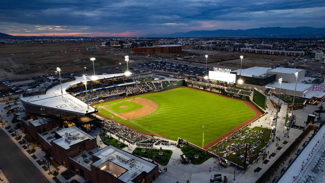 (Francisco Kjolseth | The Salt Lake Tribune) The Ballpark at American First Square in South Jordan is pictured on Wednesday, July 22, 2026.