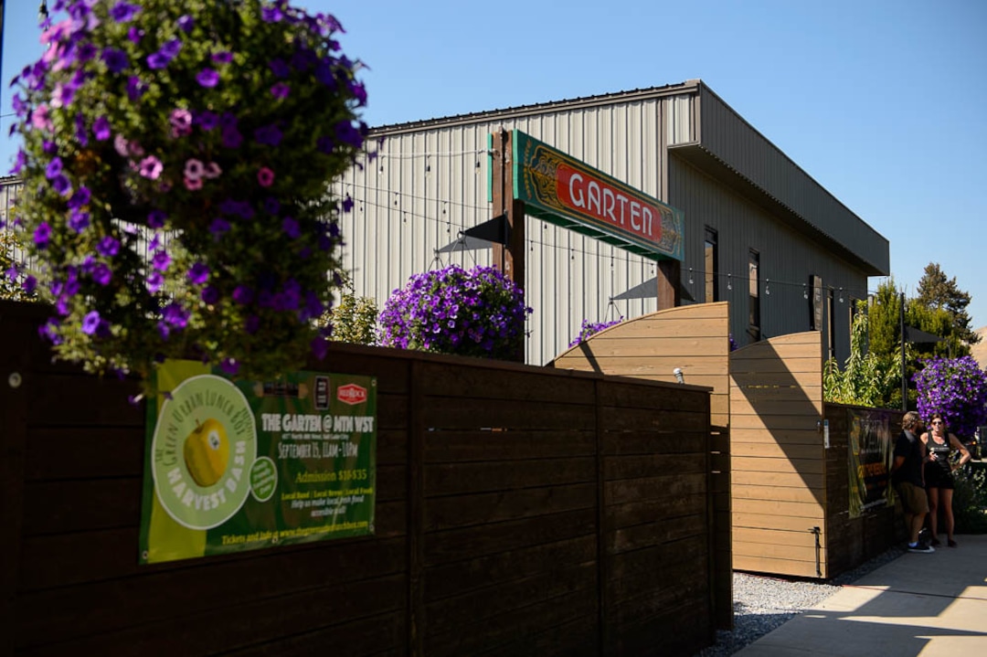 (Trent Nelson | The Salt Lake Tribune)  The Garten, a new German-style outdoor beer/food venue in Salt Lake City, Sunday Sept. 2, 2018.