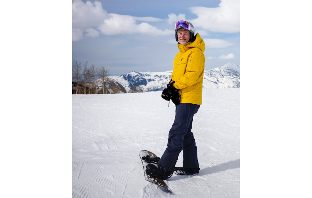 (Alex Goodlett | The New York Times) Reed Hastings, the billionaire co-founder and former chief executive of Netflix, at Powder Mountain in Eden, Utah, March 11, 2024. Hastings bought Powder Mountain and is turning half of it into a private club for wealthy homeowners who pay a hefty annual fee.