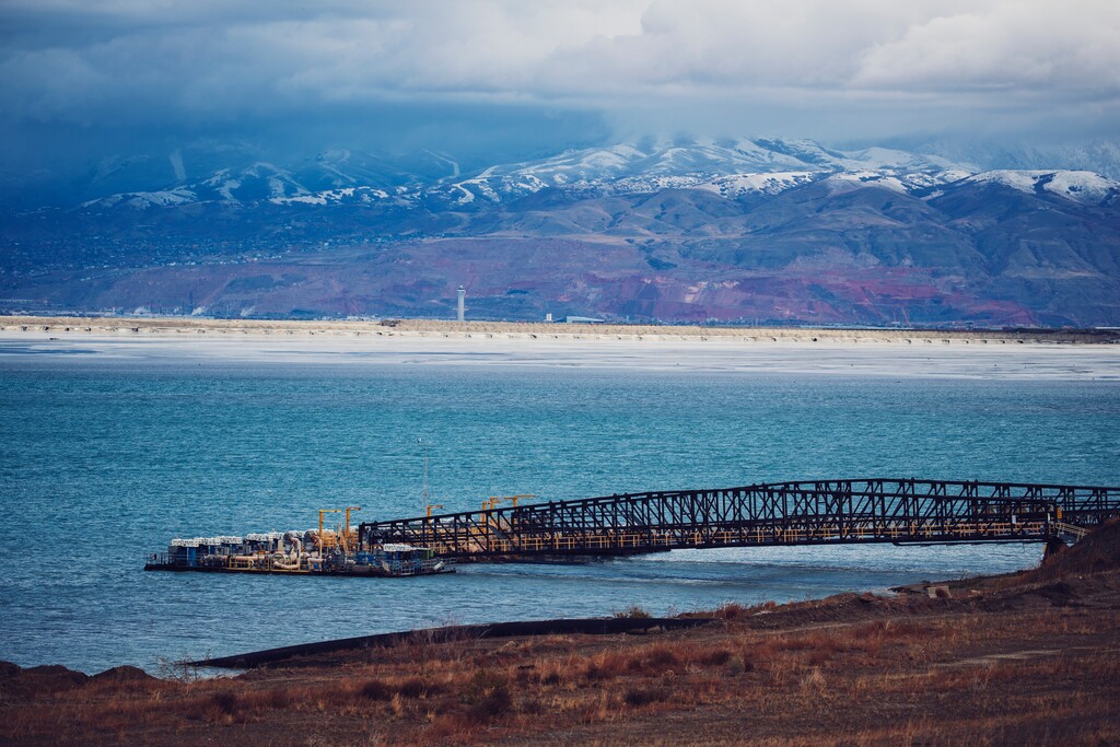 (David Howells | Rio Tinto)  Kennecott's north tailings impoundment on Oct. 26, 2021. The company is seeking an extension on the east side of the site to accommodate the expansion of the Bingham Canyon mine.