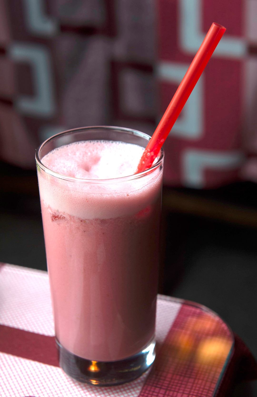(Rick Egan  |  The Salt Lake Tribune)    The Strawberry Lassi at Gurkhas, a new Indian and Nepali restaurant in Millcreek. Wednesday, Feb. 20, 2019.