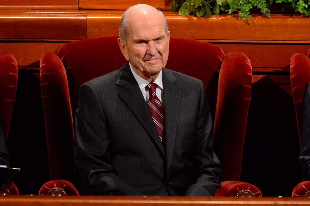(Trent Nelson | The Salt Lake Tribune)  President Russell M. Nelson at the General Conference of The Church of Jesus Christ of Latter-day Saints in Salt Lake City, Saturday Oct. 6, 2018.
