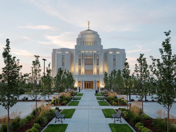(Courtesy The Church of Jesus Christ of Latter-day Saints)  The LDS Church dedicated their temple in Meridian, Idaho on Sunday.